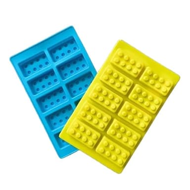 Moule à chocolat en silicone en forme de blocs de construction, moules à glaçons, Onlineforu lTD