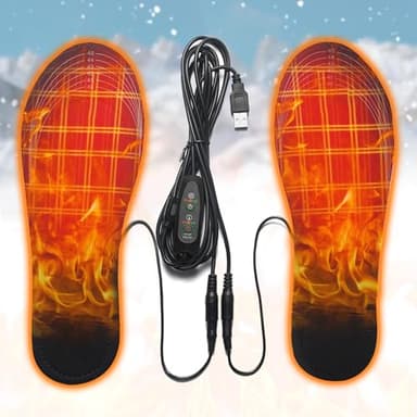 Semelle Chauffante,Semelle Thermique Chauffantes,Semelles chauffantes,Pile Non Incluse,Semelles Thermique Chauffantes,Chauffe-Pieds,pour Chasse,Camping,Ski,Pieds,Hiver,Travail