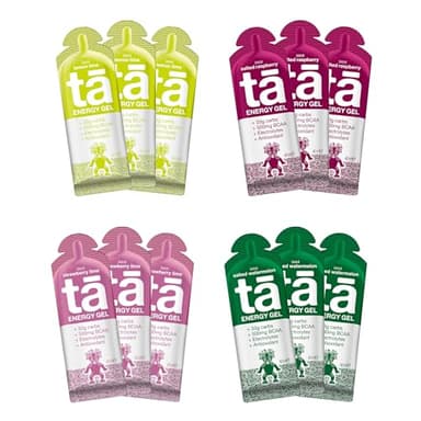 TA ENERGY - Pack x12 - Energy Gel - Energie - Sodium - BCAA - Antioxydants - Idéal pendant les activités sportives 133Kcal