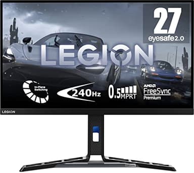 Lenovo Y27f-30 - Écran Gaming 27" FHD (IPS, 280Hz (OD), 0.5 ms MPRT, HDMI+DP, USB, Câble DP, FreeSync Premium) Réglage en Inclinaison/Hauteur/Rotation/Pivot - Noir