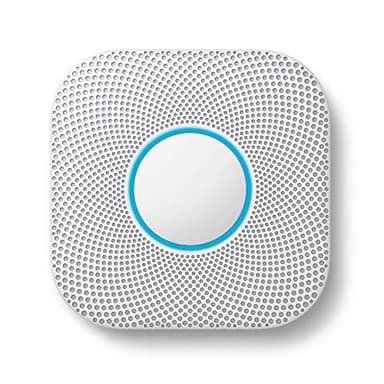 Google Nest Protect 2ème Génération: Détecteur de Fumée et Monoxyde de Carbone, (à Piles), Blanc