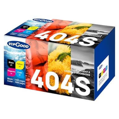 VIPGOOD P404C CLT 404S Cartouches de Toner Compatible pour Samsung CLT-P404C 404S pour Xpress SL C480W C483W C48X C430W CLT-K404S CLT-C404S CLT-Y404S CLT-M404S (Noir Cyan Jaune Magenta, Pack de 4)