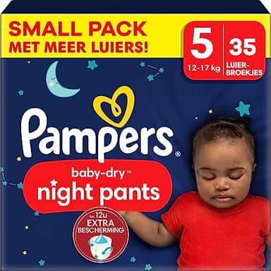 Pampers - Pantalon Baby Dry Night - Taille 5 - Petit pack - 35 pièces - 12/17 KG