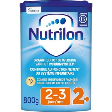 NUTRILON 2+ - Lait de croissance pour les tout-petits à partir de 2 ans - Formule nutritive avec des nutriments essentiels - Boîte 800g