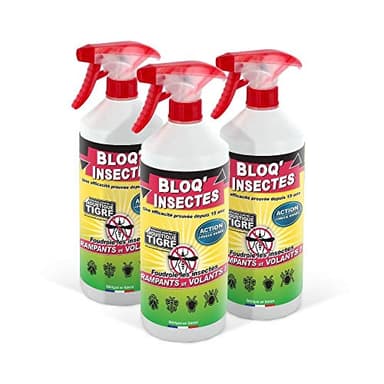 Bloq'Insectes Bloq' Lot de 3, Noir