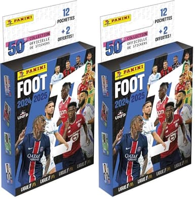 álbum Panini Ligue 1 2024-2025 Caja De 50 Sobres Panini Foot 2024-2025 | Ligue 1 McDonald's, 350 Cromos