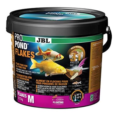 JBL Nourriture poissons De bassin, Flocons Alimentaires Flottants, Nourriture Vitalité, ProPond Flakes, 0,72 kg