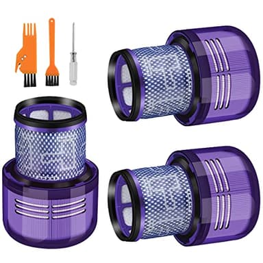 DODUOS 3 Pack Filtre de Remplacement pour Dyson V15 V11 SV14, Lavable Filtre Pour Dyson V11 V15 SV14 Cyclone Animal Absolute Total Clean Aspirateur, Remplacer DY-970013-02 & 97001302