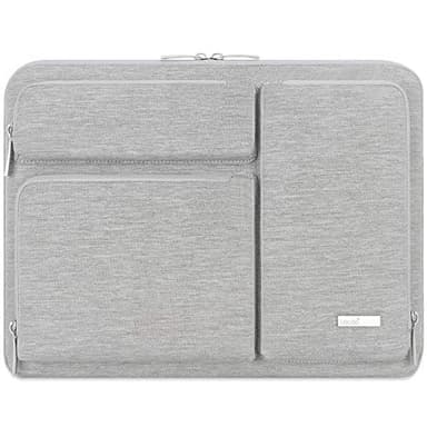 Lacdo 360° Protection Housse Ordinateur Portable pour 13" New MacBook Air M4 A3240 2025/M3 A3113/M2 A2681/M1 A2337, 13" MacBook Pro M2/M1 A2338 A2251 A2289, 13" iPad Pro M5/iPad Air M3 2025, Gris