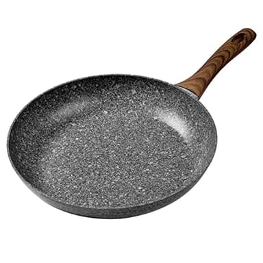 Rainberg – Poêle à frire en granit avec revêtement antiadhésif, anti-rayures, compatible avec l'induction (24 cm)
