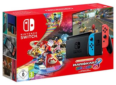 Nintendo Switch Neon Rood/Neon Blauw inclusief spel