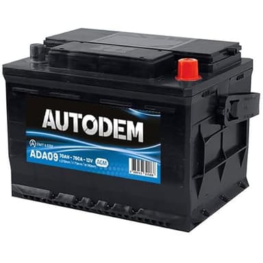 Batterie Autodem Autodem Start & Stop AGM ADA09 12V 70Ah 760A