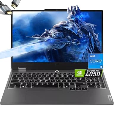Lenovo LOQ 15 Ordinateur portable de jeu – RTX 4050 – Intel Core i5-12450HX Beat AMD Ryzen 7 4800H – 15,6 po FHD 144 Hz – 32 Go de RAM | SSD 2 To – Clavier rétroéclairé – Montage vidéo sur PC Creator