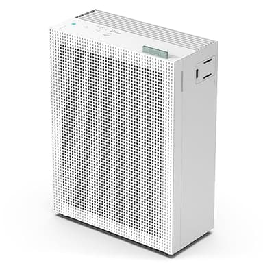 COWAY Purificateur d'air Maison, Certifié Quietmark, Mode Veille 20db, Elimine jusqu'à 99,999% Particules Nocives jusqu'à 0,01 µm pour Allergies (Certifié ECARF), Fumée, Pollen - AIRMEGA 150 (Blanc)
