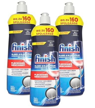 Finish Liquide de Rinçage Brillance et Séchage 800 ml - Lot de 3