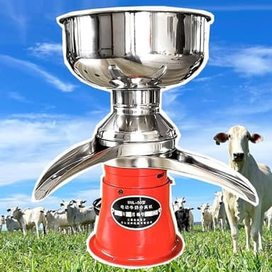 WEIMILOR Séparateur de crème électrique pour Lait Frais, capacité de 50 l/h, centrifugeuse multifonctionnelle en Acier Inoxydable pour Transformer Le Lait Entier cru en Lait écrémé.