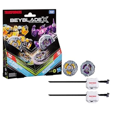 Collaboration Beyblade X et Transformers, Bumblebee 3-60GP Contre Shockwave 5-80O