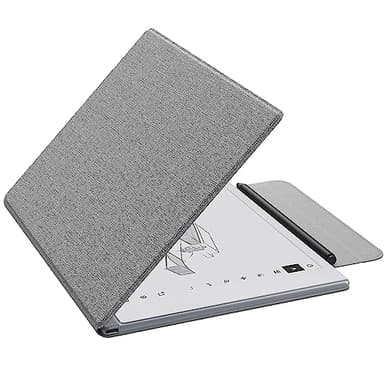 MoKo Coque Tablette Compatible avec Remarkable 2 2020, Étui Folio Ultra-Mince Magnétique avec Fermoir Large pour Stylo, Housse en Cuir PU pour Remarkable 2 2020, Denim Gris
