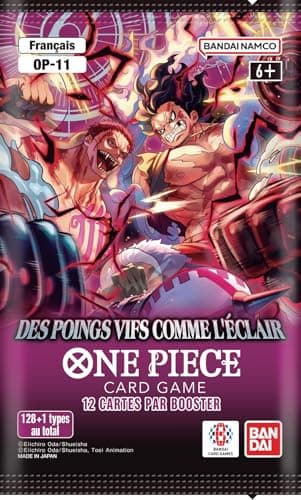 Asmodee - One Piece OP-11 Booster - Bandai - Jeu de Cartes à Collectionner - des poings vifs comme l'éclair - 30 Min - Version française