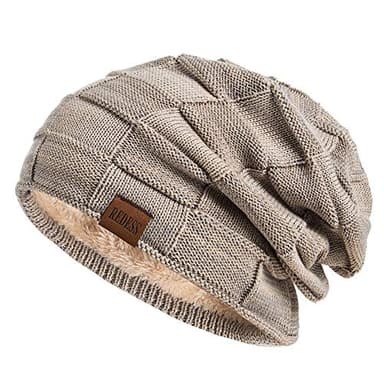 REDESS Beanie Hat pour Hommes et Femmes Hiver Chaud Chapeaux Tricot Slouchy épais Crâne Casquette