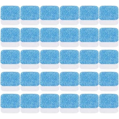 Nettoyant Lave Linge,Nettoyage Machine à Laver Tablettes Nettoyantes pour Lave-linge,élimine les Odeurs,Tablettes pour Lave Linge,pour Nettoyage Profond Tout au Long de l'Année,30 PCS