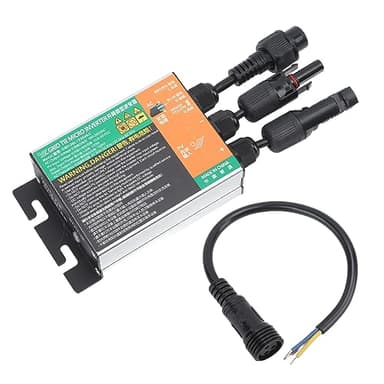 Fabater Micro-Onduleur Solaire 300 W, Micro-Onduleur Photovoltaïque triphasé, Onduleur à Onde Sinusoïdale Pure AC220 V MPPT avec Protection Contre L'îlotage de Température