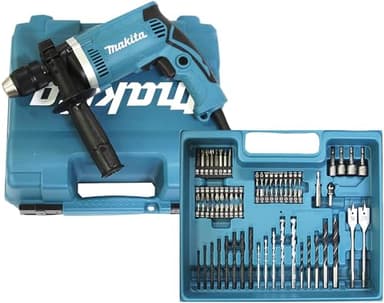 Perceuse à percussion MAKITA - 710W + kit accessoires - HP1631KX3