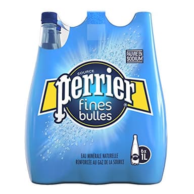 Perrier Fines Bulles Eau Minérale Bouteille 6 x 1 L