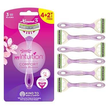 Wilkinson Sword myIntuition - Comfort Xtreme 3 - Jetables Femmes - pack de 4+2 gratuits
