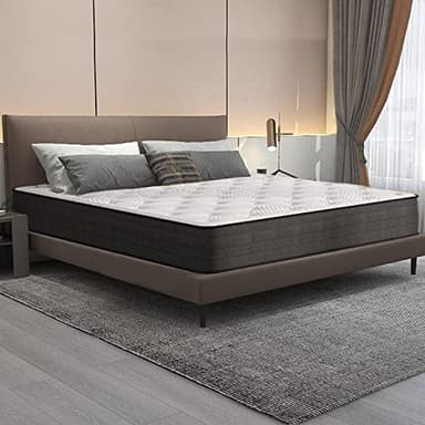 IZTOSS Matelas 180x200 - Épaisseur 16cm - Luxe Matelas de Lit d'Adulte et d'enfant - Matelas à Mémoire de Forme - 8 Zones de Confort Mousse Mémoire Adaptative