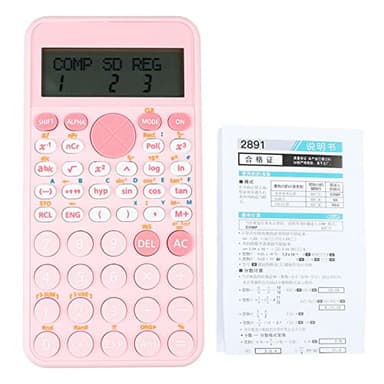 Okuyonic Calculatrices Scientifiques, Calculatrice Bureau Bouton Sensible avec écran LCD pour Les Enseignants, Les étudiants