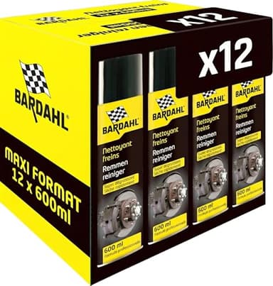 Dégraissant nettoyant freins BARDAHL 600ml (lot x12)