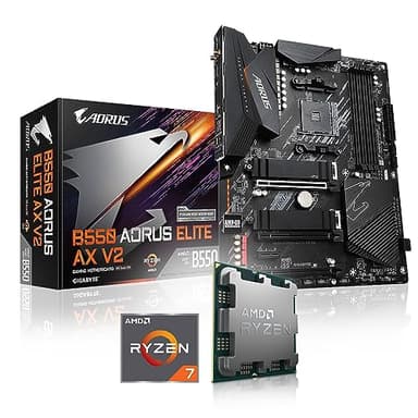 Memory PC Kit d'évolution PC Ryzen 7 5700G 8X 3.8 GHz, GIGABYTE B550 AORUS Elite AX V2, Entièrement assemblé et testé.
