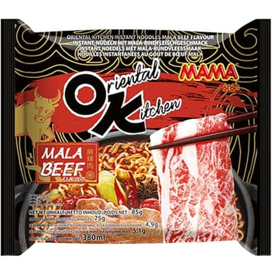 MAMA - Nouilles instantanées Mala Beef - (1 x 85 g)