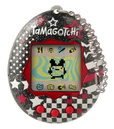 BANDAI Tamagotchi 42984 Animal de Compagnie virtuel Original Rock Glitter, Multicolore 42984 Jouet électronique pour Les Plus de 8 Ans, revient Votre Animal électronique préféré avec d'autres Designs