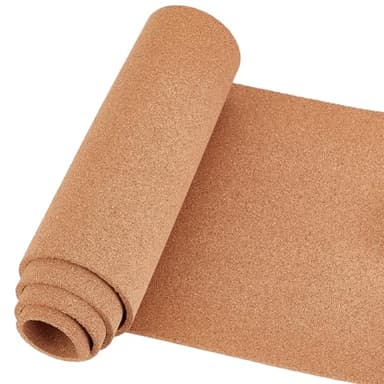 OLYCRAFT Grand Rouleau de Liège 1.2 m x 30 cm, 6 mm D'Épaisseur - Panneau D'Affichage Naturel et Feuilles D'Isolation Polyvalentes pour L'Artisanat