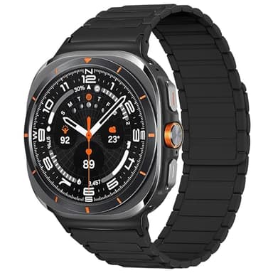 Diruite pour Samsung Galaxy Watch Ultra 47mm(2025/2024) Bracelet,Bracelets Montre Silicone Réglables Magnétiques Bracelets