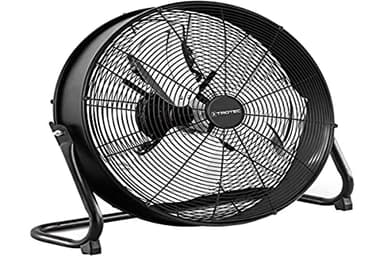 TROTEC Ventilateur de sol TVM 20 D | Puissance de 120 watts | 3 niveaux de vitesse | Tête du ventilateur inclinable à 180° | Diamètre des pales 50 cm