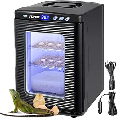 Happybuy Incubateur Automatique Appareil à Couver Couveuse avec Température Constante Meilleur pour Reptiles ou Amphibiens Argenté