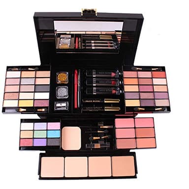FantasyDay Calendrier de l'Avent 2025 Beauté pour Femmes et Filles, Kit de Maquillage Complet Coffret Xmas Makeup Set avec Ombres Paupière, Rouge à Lèvre, Pinceaux, Correcteur, Mascara, Fard à Joues