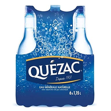 QUEZAC - Eau Minerale Gazeuse 6X1.1L - Vendu Par Unité