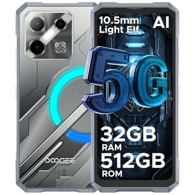 DOOGEE Blade GT Pro Téléphone Portable Incassable 32GO+512GO, Écran IPS Waterdrop 6,72" FHD+ 120 Hz, Android Smartphone, Processeur Octa Core Dimensity 7020, 100 Mpx + 32 Mpx, Batterie 5800 mAh, NFC