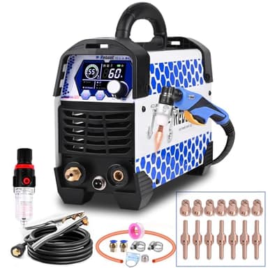 Reboot Découpeur plasma 60 A Touch Arc Inverter IGBT 240 V, guide de rouleau PT-31 avec double roues, Easy Cut puissant, mise à niveau RBC6000 PRO