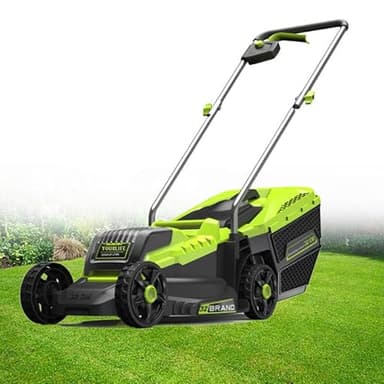 WEIMILOR Tondeuse à Gazon électrique sans Fil - Tondeuses à Gazon poussées sans balais 40 V avec 2 Batteries 4,0 Ah et Chargeur Rapide Inclus - Tondeuse à Gazon à Batterie avec bac