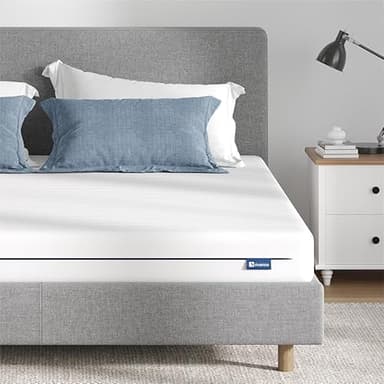 Avenco Matelas en Mousse 90x190, Epaisseur 12cm, Matelas en Mousse en Fibre de Bambou, Matelas Réversible Été/Hiver, 7 Zones de Confort, Degré de Fermeté H3 et H4, Excellent Confort et Respirable