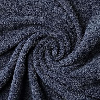 Todocama Lot de 2 Serviettes 100% Coton 550 g/m² Extra Douces 5502, très absorbantes et à séchage Rapide (Gris foncé, 100 x 150 cm)