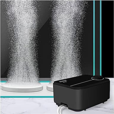 boxtech Pompe à air Ultra silencieuse pour Aquarium, la Pompe à air Peut répondre aux Trois exigences, silencieuse, Faible Vibration et suffisamment d'oxygène
