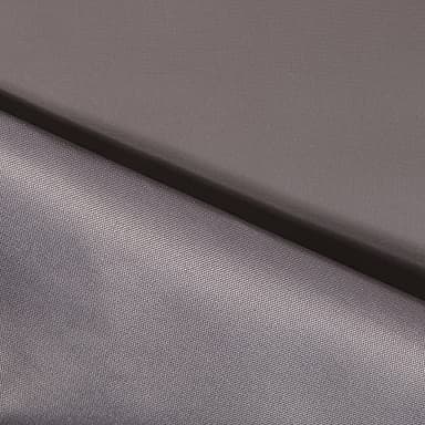 Tissu Toile à sac envers PVC déperlant ultra robuste Gris foncé - Par 50 cm