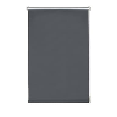 GARDINIA Store Enrouleur Occultant Thermique à Coller ou Clipser, Grande Réflexion de la Lumière, Économie d'Énergie, Opaque, Kit de Montage Inclus, Store Thermique EASYFIX, Ardoise, 90 x 210 cm (LxH)