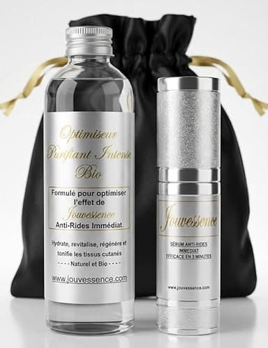 Sérum Anti-Rides Immédiat 3 Minutes – JOUVESSENCE – Soin Anti-Âge Lift Express Visage et Cou – Lisse Rides, Ridules, Cernes et Poches – Effet Lifting 10H – Collagène – 15 ml